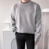 Taooba-6218 KNITTED ROUND NECK SWEATER