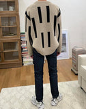 Taooba-7016 KNITTED VERTICAL STRIPED PULLOVER SWEATER