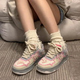 Taooba Christmas Gift outfit -Aesthetic Butterfly Bat Patchwork Sneakers