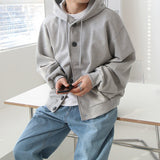 Taooba  No. 5418 OVERSIZE BUTTON-UP HOODIE JK