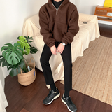 Taooba No. 3348 HALF ZIP-UP FLEECE HOODIE