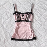 Taooba party outfit  Leopard Print Suspender Emo Girl Sexy Commut Y2K Crop Top American Retro Streetwear Harajuku Aesthetic Hip Hop Chic Women's Tops