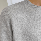 Taooba-3460 ROUND NECK KNITTED SWEATER