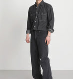 Taooba- 5166 DARK GRAY DENIM SHIRT