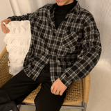 Taooba-2014 LOOSE PLAID SHIRT