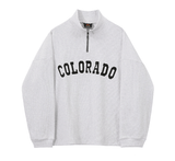 Taooba-6684 WAFFLE KNIT HALF ZIP-UP COLORADO COLLAR SWEATER