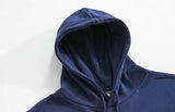 Taooba-5421 DARK BLUE CHICAGO LETTERED HOODIE