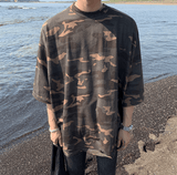 Taooba-546 OVERSIZE CAMO SHIRT