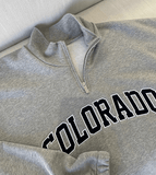 Taooba-4100 HALF ZIP-UP COLORADO TURTLENECK SWEATER