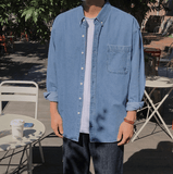 Taooba- 4083 DENIM COLLAR SHIRT