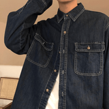 Taooba- 2509 BLUE DENIM SHIRT