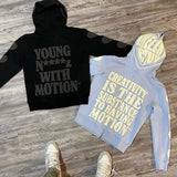 Taooba Y2K Europe and America autumn and winter zipper letter printing traf hoodie stitch high street retro hip-hop casual sweatshirt m