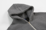 Taooba  No. 3348 HALF ZIP-UP FLEECE HOODIE