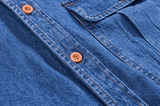 Taooba- 4098 BLUE DENIM COLLAR SHIRT