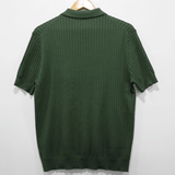 Taooba-9791 VERTICAL KNIT POLO SHORT SLEEVE