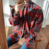 Taooba-2523 WOOLEN PLAID SHIRT