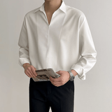 Taooba-2564 V-NECK COLLAR SHIRT