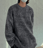 Taooba-6222 MOHAIR ROUND NECK SWEATER