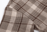 Taooba-2811 WOOLEN PLAID SHIRT