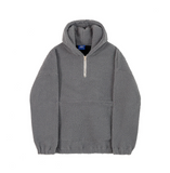 Taooba  No. 3348 HALF ZIP-UP FLEECE HOODIE