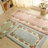 Taooba Pastoral Floor Carpet for Living Room, Bedroom Carpet, Area Rug, Anti-slip Floor Mat, Bathroom Carpet, Kitchen Mat, Home Textile