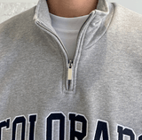 Taooba-4100 HALF ZIP-UP COLORADO TURTLENECK SWEATER