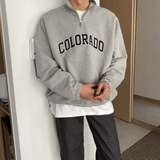 Taooba-4100 HALF ZIP-UP COLORADO TURTLENECK SWEATER