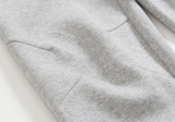 Taooba  No. 4091 GRAY ZIP-UP HOODIE & SWEATPANTS (TOP & BOTTOM)