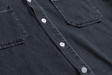 Taooba- 4204 DARK GRAY DENIM SHIRT