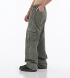 Taooba- 9582 CARGO DENIM PANTS