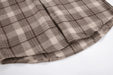 Taooba-2811 WOOLEN PLAID SHIRT