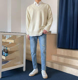 Taooba-1180 V-NECK SWEATER