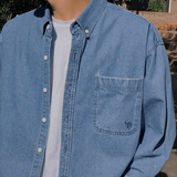 Taooba- 4083 DENIM COLLAR SHIRT