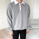 Taooba-2260 WHITE COLLAR SWEATER