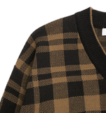 Taooba-415 PLAID V-NECK