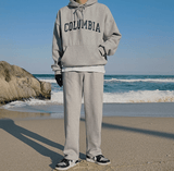 Taooba-6236 COLUMBIA LETTERED PULLOVER HOODIE