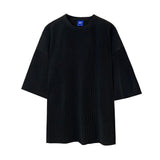 Taooba-2043 PLEATED HALF SLEEVE SHIRT