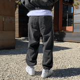 Taooba-6399 CHARCOAL GRAY ZIP-UP HOODIE & SWEATPANTS