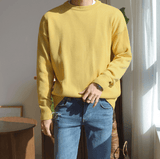 Taooba-3395 ROUND NECK KNITTED SWEATER