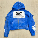 Taooba Y2k Vintage Fashion Zipper Hoodies New Harajuku Hip Hop Long Sleeve Coats Loose Hooded Sweatshirt American Casual Men Streetwear