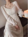 Taooba  party look inspos Fashion New Women Elegant Casual Party Dress Vintage Chic A-Line Solid Birthday Prom Vestidos Female Clothes Spring Robe