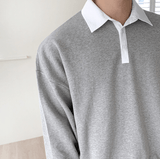 Taooba-2260 WHITE COLLAR SWEATER