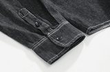 Taooba- 6579 DARK GRAY DENIM SHIRT