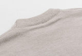 Taooba-3460 ROUND NECK KNITTED SWEATER