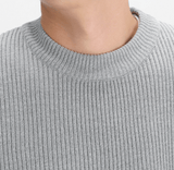 Taooba-3407 KNITTED ROUND NECK SWEATER