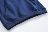 Taooba-5421 DARK BLUE CHICAGO LETTERED HOODIE