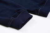 Taooba-3176 NAVY BLUE CREWNECK SWEATER