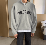 Taooba-4100 HALF ZIP-UP COLORADO TURTLENECK SWEATER