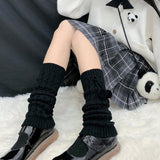 Taooba Christmas Gift outfit  New Women Knit Winter Leg Warmers Loose Style Girl Boot Knee High Thigh Boot Stockings Leggings Warm Boots Leg Heap Heap Socks