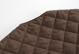 Taooba-2801 BROWN DIAMOND QUILTED VEST